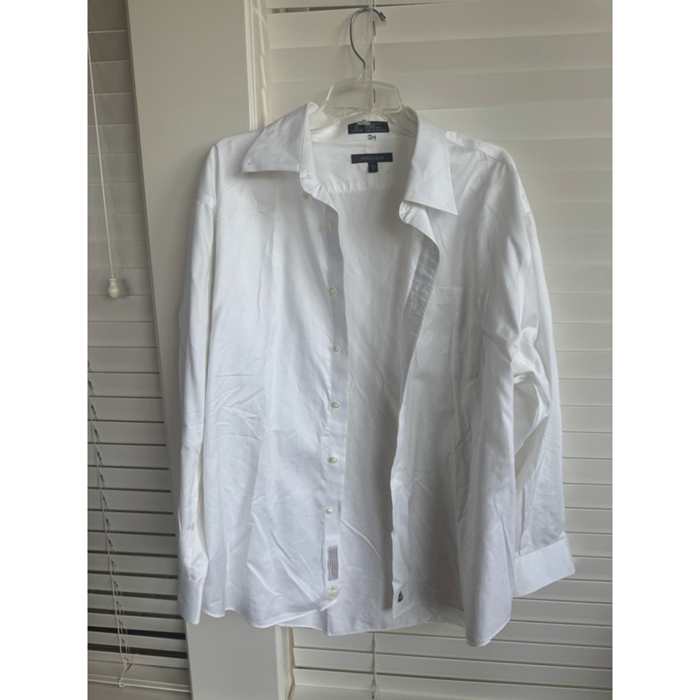 Nordstrom Dress Shirt White 17.5